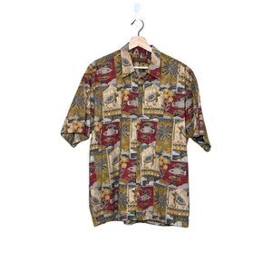 Tori Richard Honolulu vintage short sleeve button up Hawaiian shirt size XL